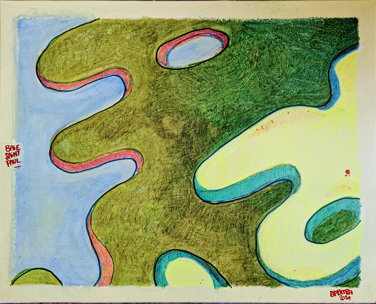 Baie-Saint-Paul (en jaune)